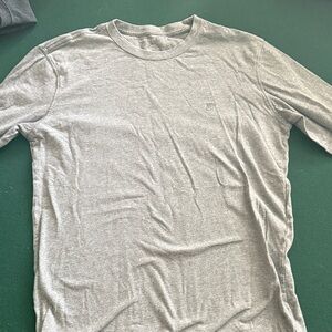 American Eagle Long-Sleeve T-Shirt – Gray – Size Small – Soft Cotton Blend